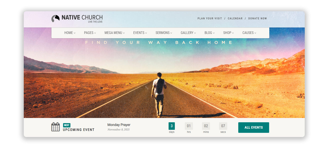 Native Church - Multi-Purpose WordPress Theme