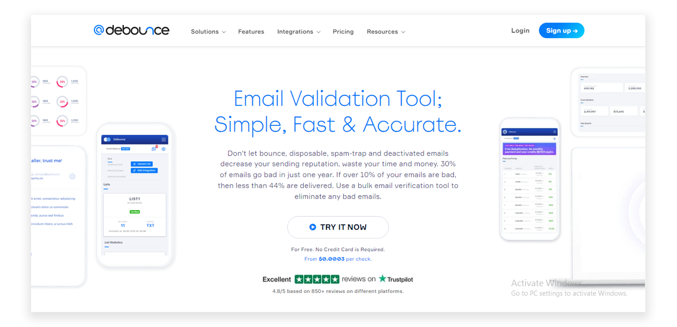 free unlimited bulk email verifier online